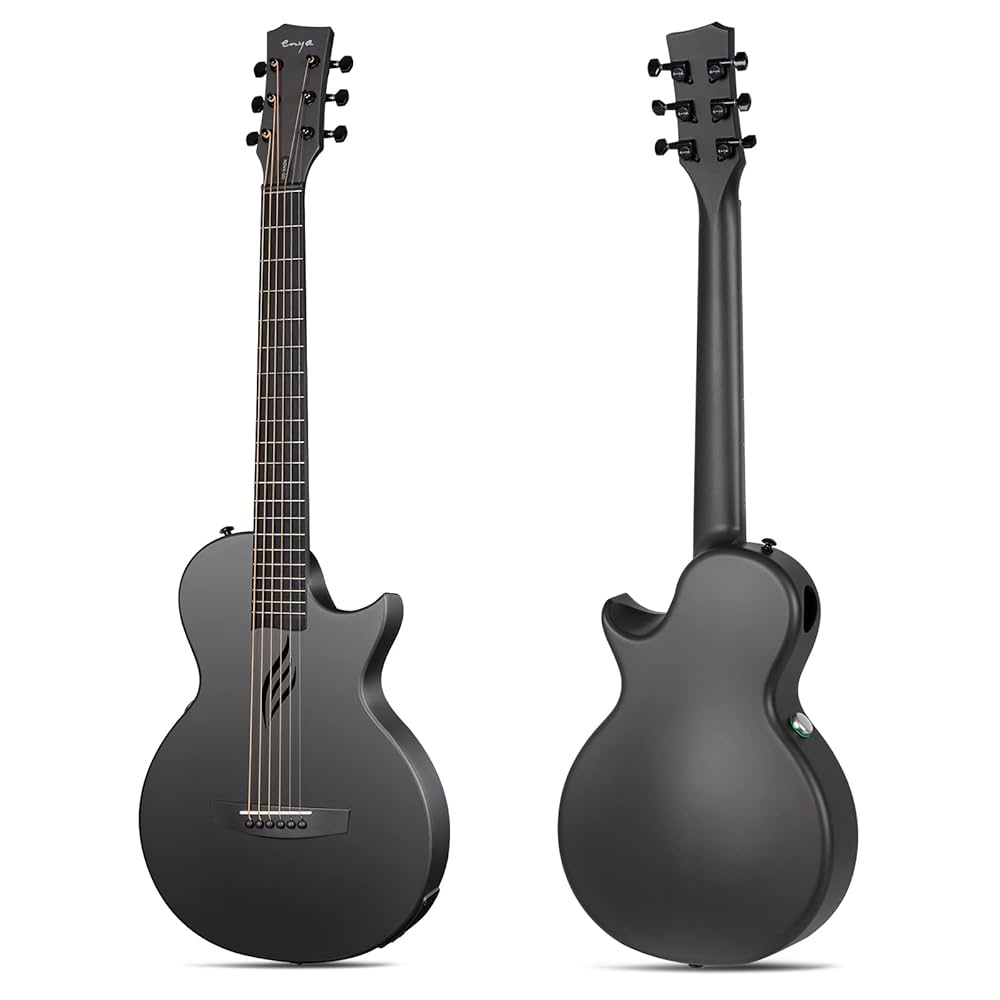 ギター Enya Nova Go SP1 Nova Go Sp1: Carbon Fiber Electric Acoustic Travel Guitar